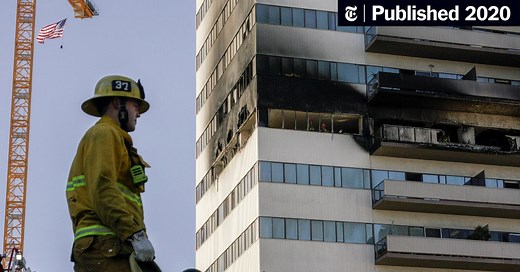 Fire at Los Angeles High-Rise Injures 13 People