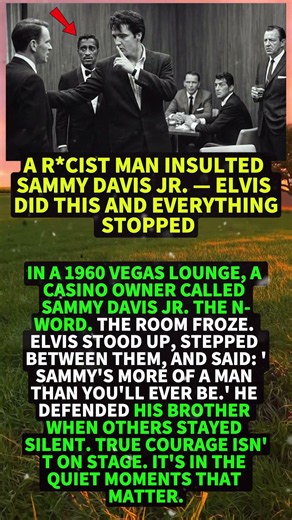 A R*cist Man INSULTED Sammy Davis Jr. — Elvis DID THIS and Everything STOPPED #shorts #viral