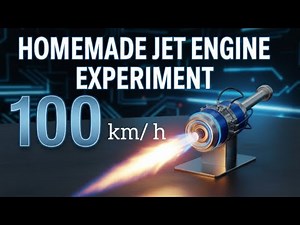 Homemade Jet Engine Experiment | Powerful DIY Jet Test 🔥#experiment #technology #scienceexperiment