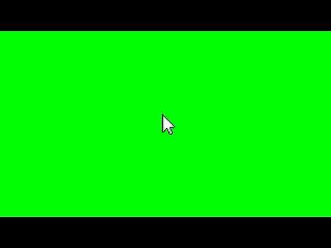 Mouse Cursor Click Green Screen