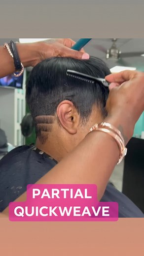 BLENDING THIS PARTIAL QUICKWEAVE ❤️😍 #quickweave #thechoppedmobb #shannysnaturalbeauty #brooklynhairsalon #brooklynhairstylist #nychairstylist | Shanny's Natural Beauty