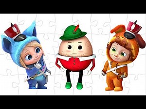 Humpty Dumpty | Little Baby Bum feat Dave and Ava | Jigsaw Puzzle Game