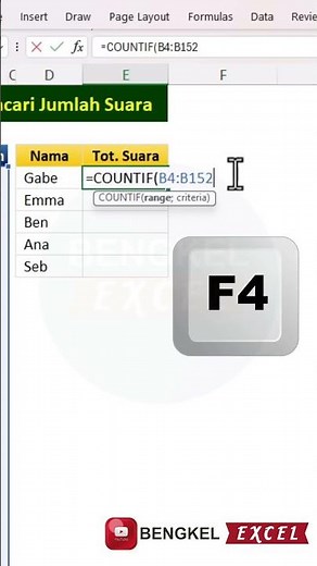 HOW TO MAKE A RECAPITULATION REPORT ON VOTES #shorts #excel #excelshorts