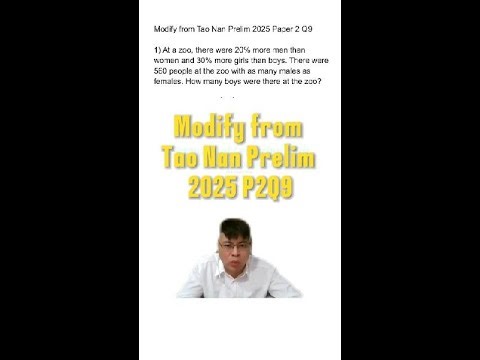 Modify from Tao Nan 2025 Prelim P2Q9