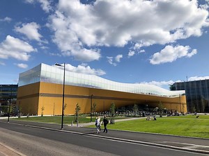 Helsinki Central Library Oodi in Helsinki, Finland