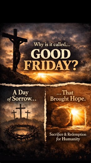 Why is it called Good Friday… if it was so sad? 💔