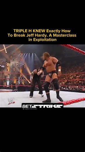 NextPlayLegacy on Instagram: "This was the precise moment Triple H identified Jeff Hardy’s opening—and it had nothing to do with strength or speed. As the Cerebral Assassin, Triple H recognized that Jeff’s passion, ethics, and refusal to take shortcuts were both his greatest asset and his fatal flaw. He didn’t just interrupt a move; he dissected Jeff’s mindset and applied pressure where it hurt most. This match was a psychological battle disguised as a physical one. Triple H forced Jeff into unc