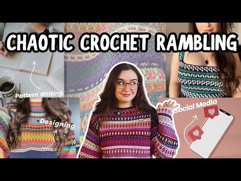 The Real Life of a Crochet Designer 🧶 | Chaos, Content, & Crochet with CrochetByJessie