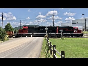 Railroad Switching At The Quarry, Short Line Railway Shunting At End Of Line Industrial Spur, Part 3