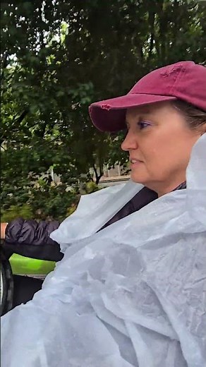 A raining day as Disneyland on Autopia