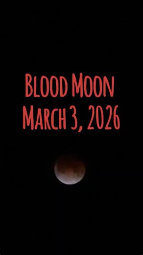 First Blood Moon in 2026! Full Lunar Eclipse. What Makes the Moon Turn Red?