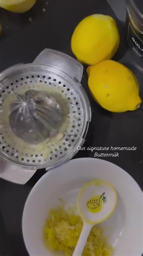 Soft, buttery, and tangy — our lemon cake is made with homemade buttermilk for that perfect moist texture 😍🍋 #lemoncake