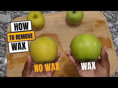 Remove wax from any apple!