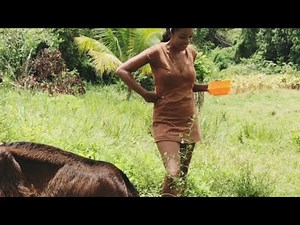 Farm life update living off grid farmer girl Jess milking my goat