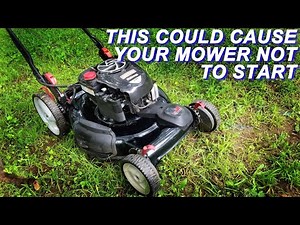 Fixing A Craftsman Mower, That Won't Start When It's Hot.