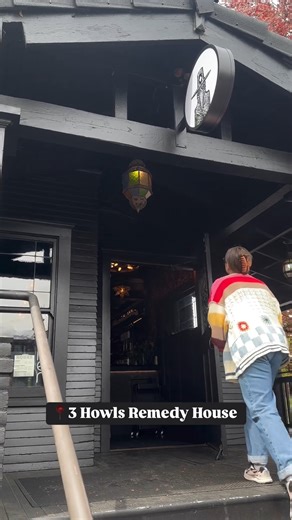 3.7K views · 45 reactions | Stop by 3 Howls Remedy House, a fresh venture by the owners of Hungry & Thirsty Sasquatch. This new gem in Vancouver, combines a plant-based restaurant, a craft cocktail bar, and a cozy coffee counter all in one. The house has undergone a stunning transformation, boasting vibrant decor with bold black walls, whimsical wallpaper, and a striking glass backsplash at the bar. #VancouverWA #CouveEats | Visit Vancouver WA | Facebook