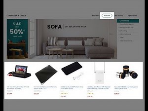 Display featured products per category on homepage | Supermarket BigCommerce Theme