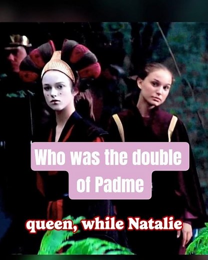 in Star Wars The Phantom Menace, who was the actress who played Padmé Amidala’s double