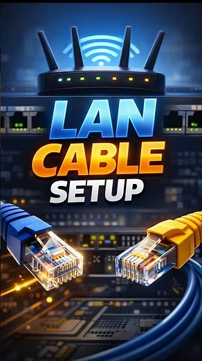 LAN Cable Setup | Internet Cable | How to Setup a LAN Cable #shorts #internet #tech #explore
