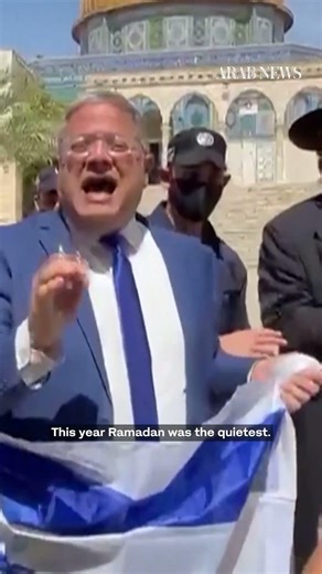 Israeli Minister Raises Israeli Flag at Temple Mount Compound
