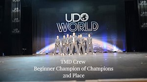 #WorldsWednesday and we are giving you an incredible set from TMD Crew who placed 2nd in the Beginner Champion of Champions division at UDO Worlds 2025 🌍 🥈 Proudly representing Belgium 🇧🇪 Well done TMD Crew - You smashed it and we hope to see you at UDO Worlds 2026 🌍🔥 | United Dance Organisation
