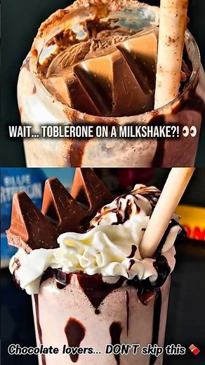 Chocolate Lovers Can’t Skip This 🤯 Toblerone Shake Battle!