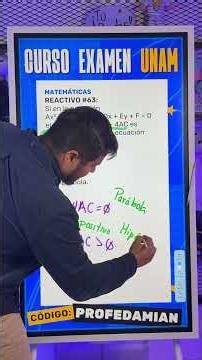 Reactivo #63 Matemáticas – Guía UNAM 2026 | Área 2