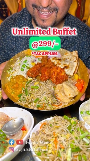 Avijit Biswas || Foodie Mama on Instagram: "Valentine’s Special Unlimited Buffet @299/- at Bong Pizza Paikpara Only 😍😎😁 📍Location: Bong Pizza Paikpara 1st Floor, Beeu Urbanity 19 BT ROAD, More, Paikpara, Kolkata, West Bengal 700002 📞 Contact Number: 9609689229 ❤️ What’s in the Menu ⁉️ 1. Gandharaj Ghool (Single Portion) 2. Bengali-style Spring Roll 3. Chicken Tikka 4. Chingri Macher Chop 5. Thai Chilli Chicken 6. Green Salad 7. Veg Korma 8. ⁠Katla Kaliya 9. Egg Hakka Noodles 10. Hunan Chick