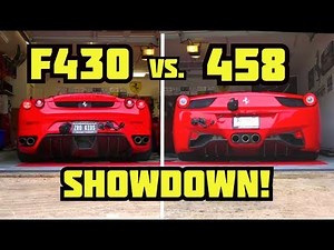 My Ferrari F430 VS My 458 Italia **ULTIMATE SHOWDOWN**