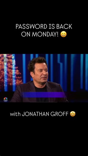 Jimmy Fallon 🇫🇷 France on Instagram: "#PASSWORD #jimmyfallon #jonathangroff"