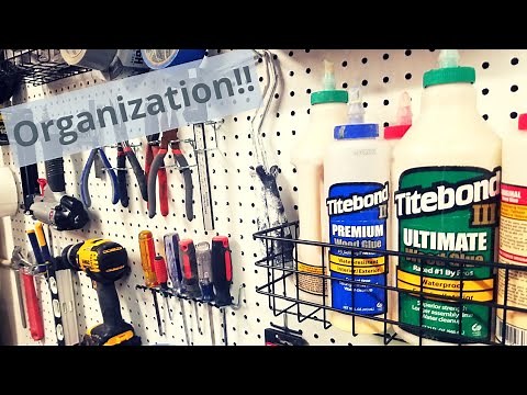 DIY Garage Shop Peg Board