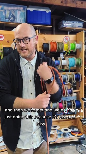 Proper Way to Wrap Guitar Cables