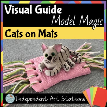 3D Cat on Mat Sculpture Art Lesson | Model Magic Art Project | Elementary