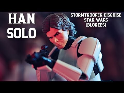 HAN SOLO in Stormtrooper Disguise Model Kit by Blokees
