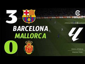 🔴 Résumé : Barcelone contre Majorque 3 - 0 | HIGHLIGHTS & GOALS | LaLiga 2025 | eFootball Live