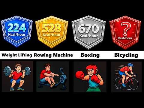 Comparison: Which Exercise Burns the MOST Calories? 🔥