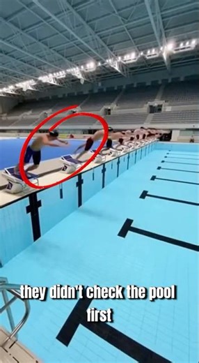 They Jumped Into an EMPTY Pool?! 😳 (AI) #aivideo #virlshorts #sports #funny