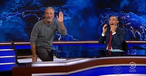 Jon Stewart returns to "Daily Show" for 9/11 first responders bill