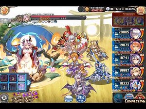 【神姫プロジェクト】光ハイレイド 初手幻獣召喚アビオで功績6千万狙い 反逆通攻