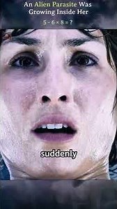 An Alien Parasite Was Growing Inside Her #shorts #movierecaps