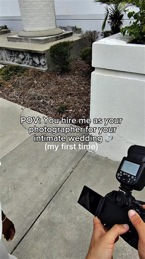 5.9K views · 41 reactions | POV: you hire me as your photographer for your intimate wedding #pov #povreels #raybanmeta #rayban #weddingphotography #wedding #BigDay #husband #wife #photographer | Flyeproductions | Facebook