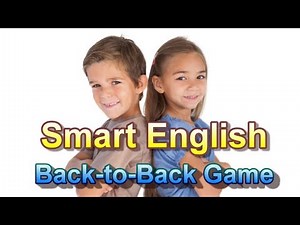 ESL Vocabulary Game Back-to-Back: Flashcards for Kids