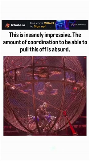 inavinate01 on Instagram: "The post features a video of a 'Globe of Death' stunt, where seven motorcyclists ride at high speeds inside a 5-metre mesh sphere, achieving centrifugal force to defy gravity and perform near-collision loops, captivating over 1.4 million views in a day. Originating in 1900s European circuses as a variation of the 'Wall of Death', this act has evolved into a global spectacle, with the current record of eight riders set in 2025 by a Colombian troupe, highlighting decades