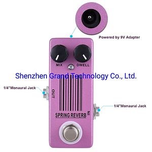 [Hot Item] MP-51 Spring Reverb Mini Single Guitar Effect Pedal True Bypass Guitar Part