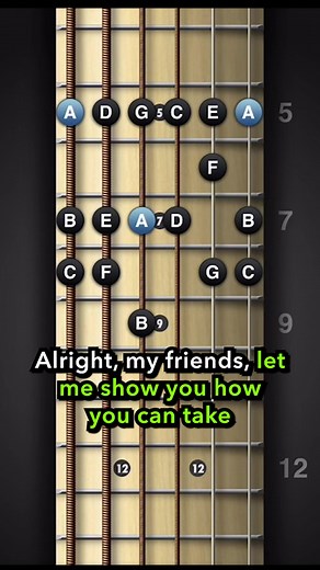 How to easily make the harmonic minor from any natural minor scale. #guitar #scales #guitarlessons | Your Guitar Sage