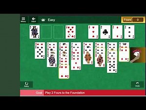 MomPlay Microsoft Solitaire Collection FREE CELL EASY