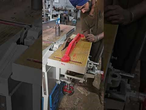 Full demo station video of multipurpose Wood Working machine with band saw and chain saw #shots