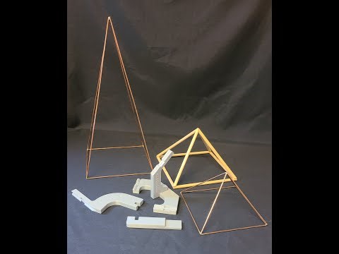 Pyramid making jig, wire soldering