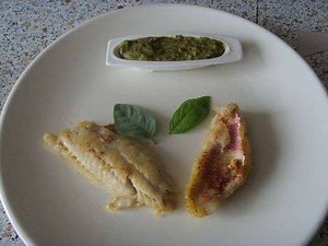 Recette de rouget à l'oseille et ses accompagnements