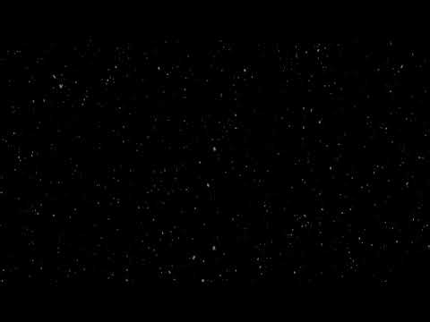 Snowfall Flurry Snow Globe Black Background 4K (No Loops)